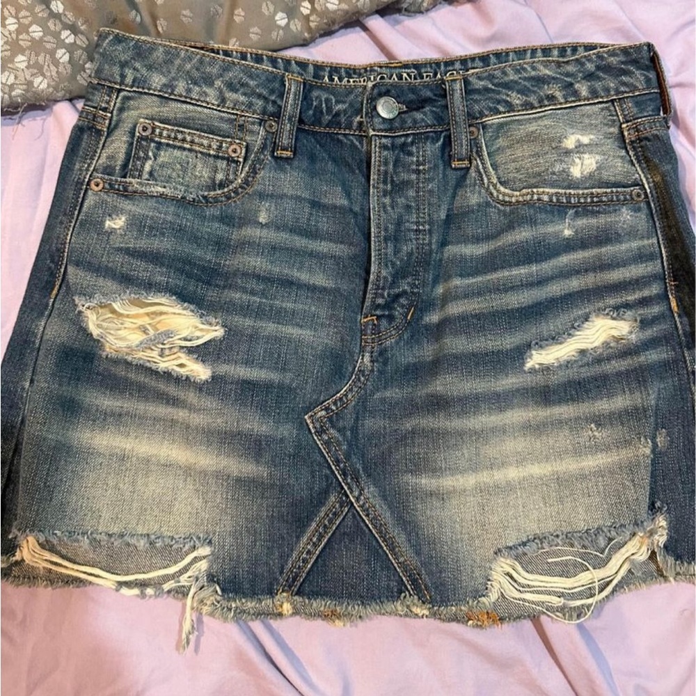 American Eagle Jean Skirt. Size 8